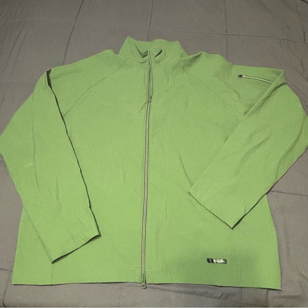 Merrell full zip rn # 119414 men’s size 2xL green jacket‎ 
2XL